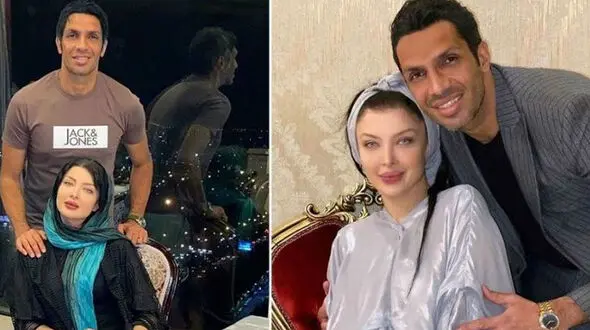 عکس لباس شب  همسر سپهر حیدری در کشتی تفریحی / این زن و شوهر دنبال چی هستند ؟!