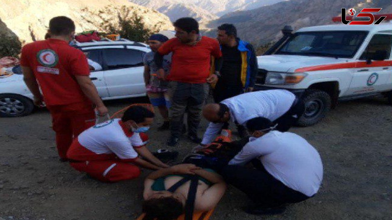 عملیات نفسگیر برای زنده ماندن یک جوان در الموت قزوین + عکس