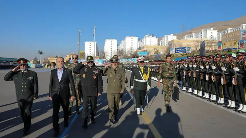 مسعود پزشکیان روز سه شنبه ۲۸ بهمن ماه ۱۴۰۴ در مراسم دانش آموختگی دانشجویان دانشگاه افسری و تربیت پلیس