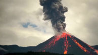 فوران وحشتناک کوه آتشفشان در اکوادور + فیلم