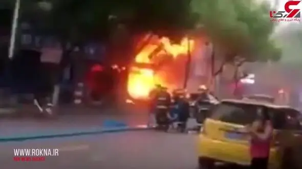 لحظه انفجار وحشتناک یک رستوران +فیلم