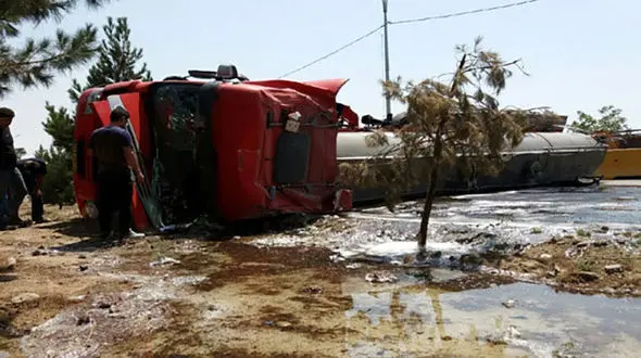 واژگونی تریلی در محور اهر- کلیبر ۲ کشته درپی داشت
