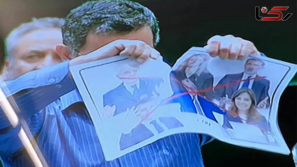 نماینده تهران در مجلس تصاویر سران اروپایی را به سطل آشغال ریخت