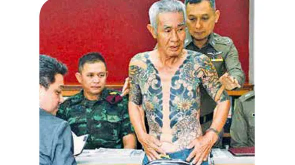 خالکوبی های دردسرساز برای یاکوزای فراری