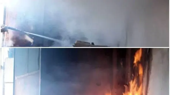 مرد شکمو خانه اش را به آتش کشید / در گلستان تهران رخ داد+ عکس