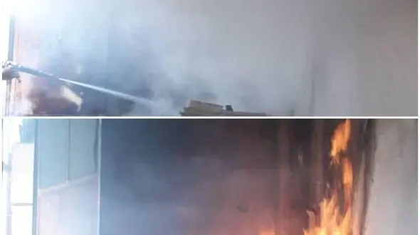 مرد شکمو خانه اش را به آتش کشید / در گلستان تهران رخ داد+ عکس