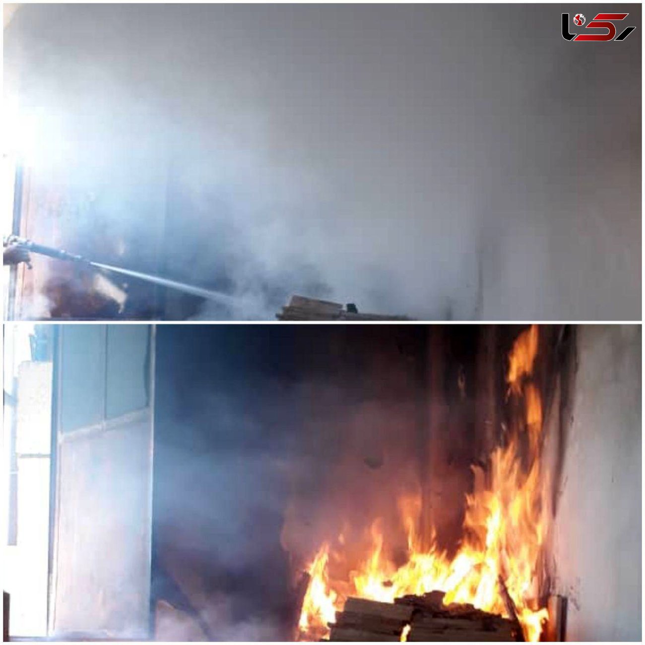 مرد شکمو خانه اش را به آتش کشید / در گلستان تهران رخ داد+ عکس