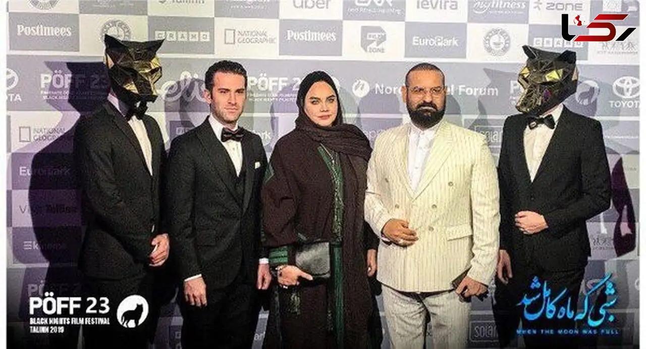 دو مرد نقابدار بادیگاردهای نرگس آبیار +عکس