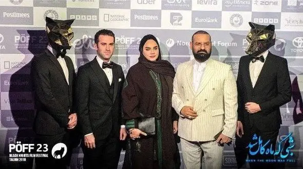 دو مرد نقابدار بادیگاردهای نرگس آبیار +عکس