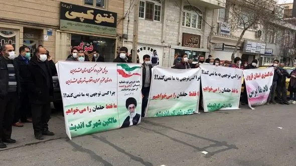 تجمع ساکنان شهرک اندیشه قزوین + فیلم و عکس