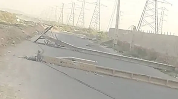 سارقان دلیل قطعی برق در منطقه شهرک دانشگاه اهواز  + عکس ها 
