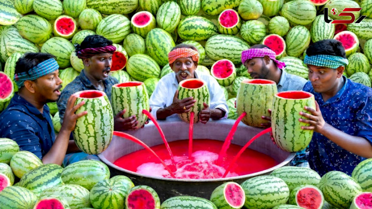 گرفتن آب سبزیجات در هند / از شغل های جالب در هند! + فیلم 