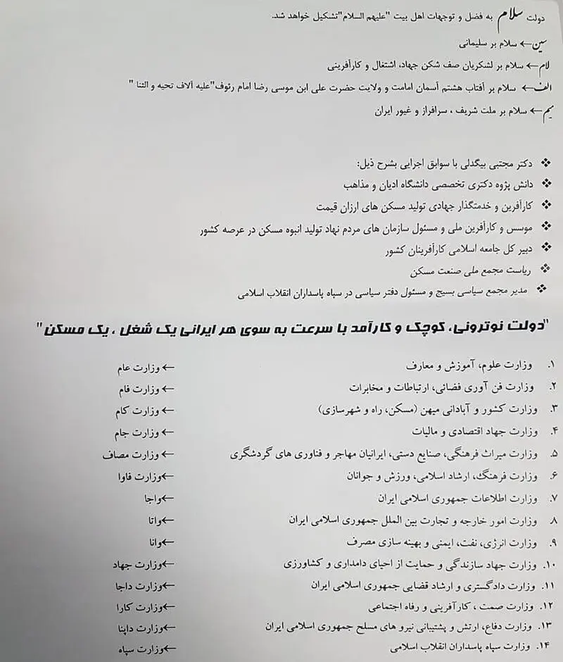 مجتبی بیگدلی انتخابات 1400