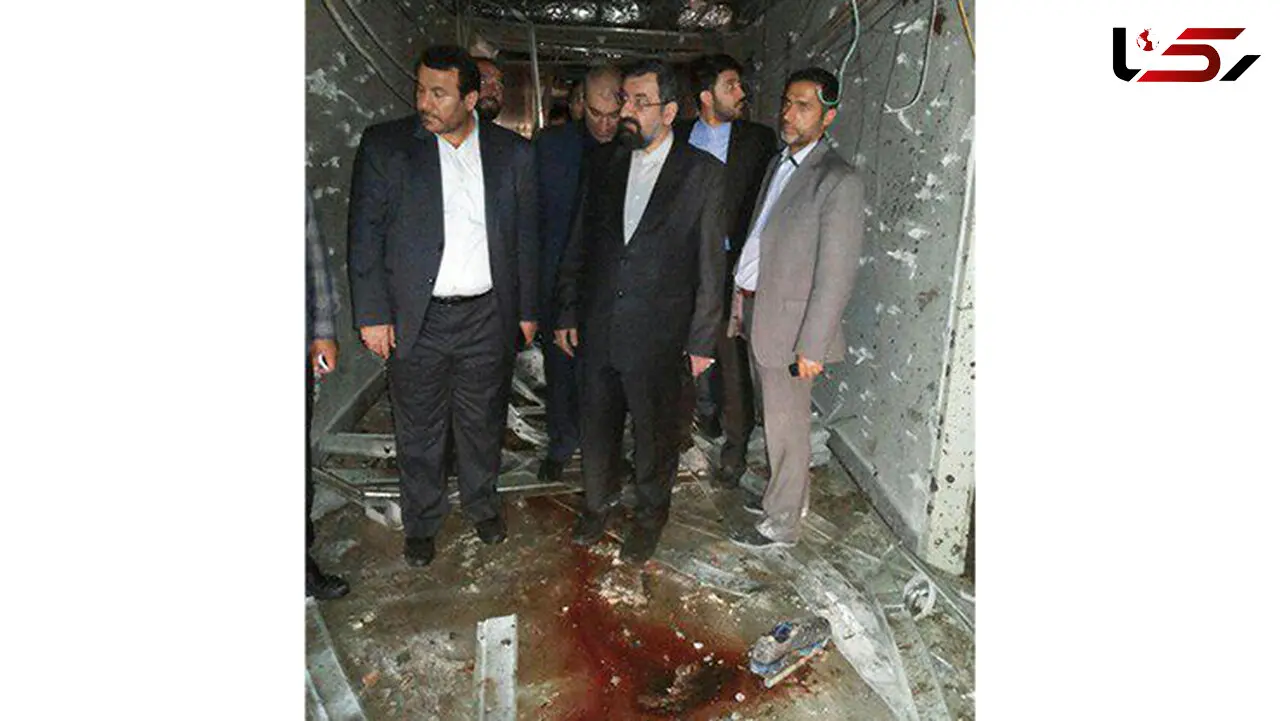 بازدید محسن رضایی از محل حادثه تروریستی ساختمان مجلس 