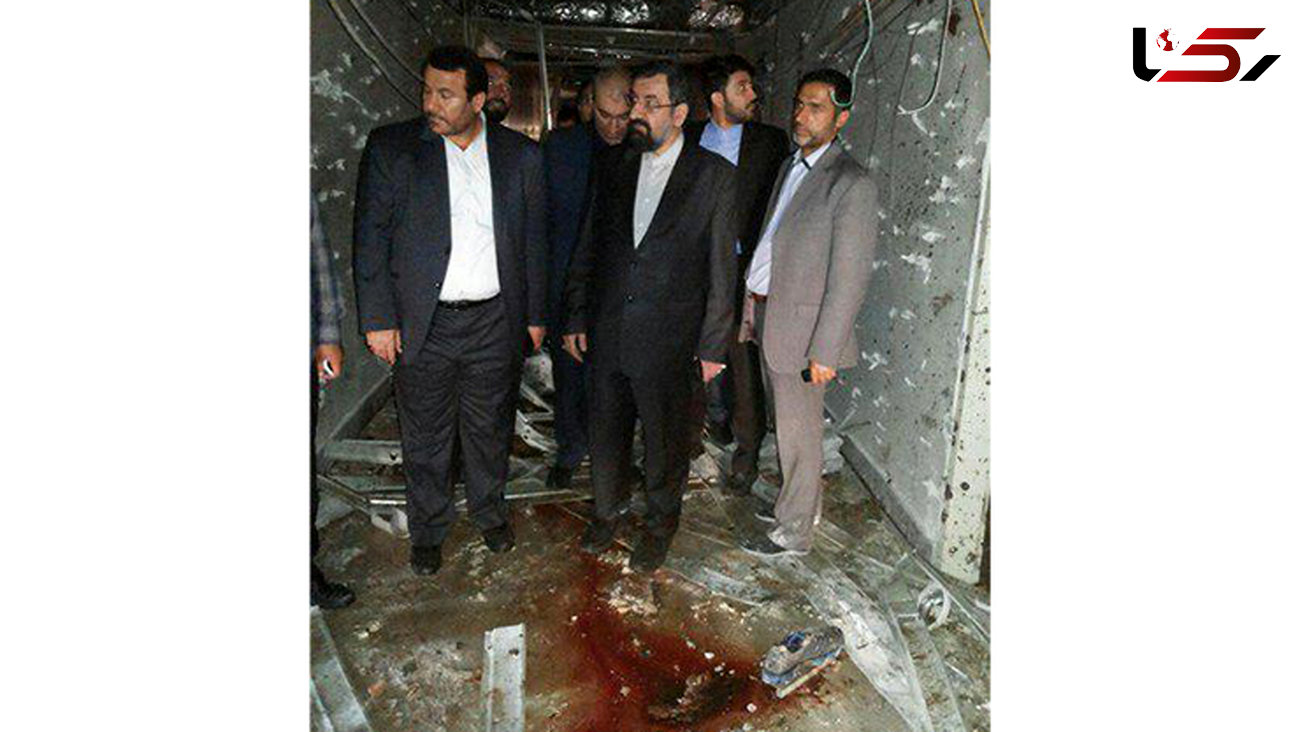 بازدید محسن رضایی از محل حادثه تروریستی ساختمان مجلس 