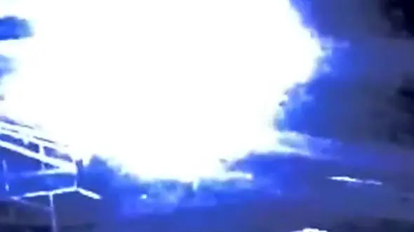 فیلم صحنه انفجار مهیب در اوکراین  