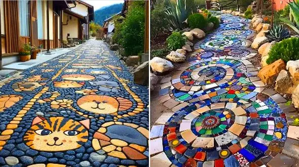 15 مدل برتر سنگفرش باغی مناسب حیاط مدرن و روستایی