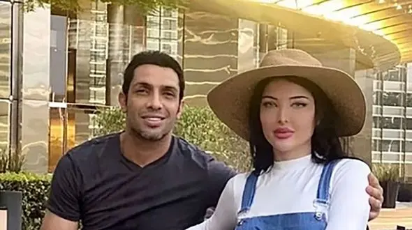 سو استفاده شرم آور سپهر حیدری از عکس زننده همسرش ! / این زن و شوهر دنبال دلارند !