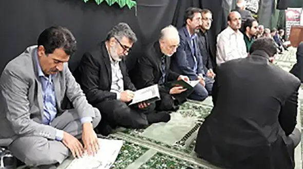 مراسم ترحیم معاون سازمان انرژی اتمی با حضور رئیس این سازمان برگزار شد