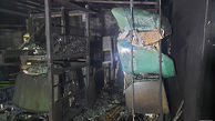 6 عکس از آتش سوزی بزرگ در شهرزیبا / انبار شیشه ماشین خاکستر شد