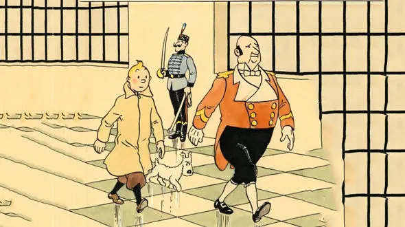 فروش باورنکردنی طرح تن تن در بازار حراج هنری