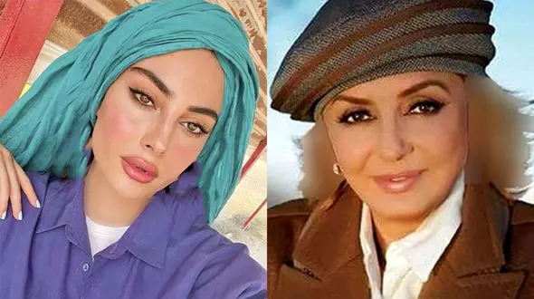 ترلان پروانه در آغوش صمیمی گوگوش ! / واکنش ترلان به حاشیه ها +  عکسی که جنجالی شد