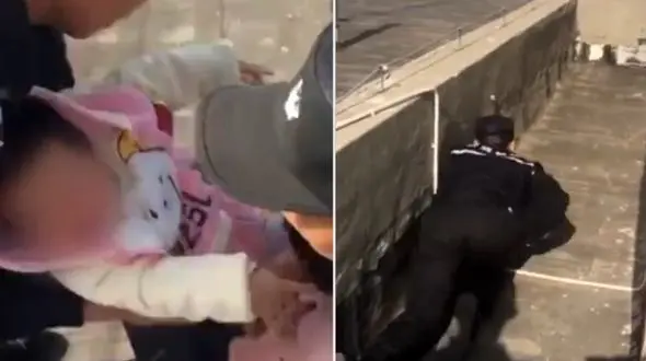 اقدام به خودکشی زن جوان همراه با کودک خردسالش + فیلم