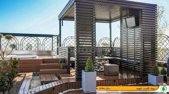  چوب پلاست یکی بهترین متریال برای طراحی و ساخت روف گاردن 