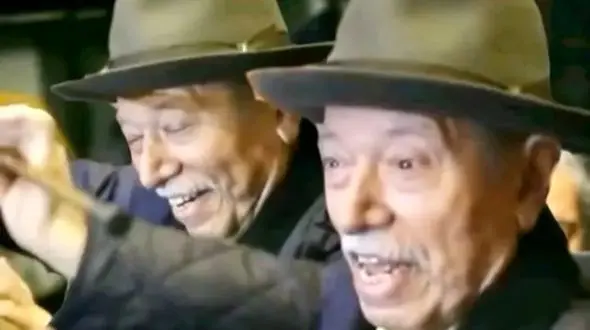  رقص داش مشتی و قشنگ علی نصیریان تو 90 سالگی با آهنگ یواش و فس فسو گشنه گدا