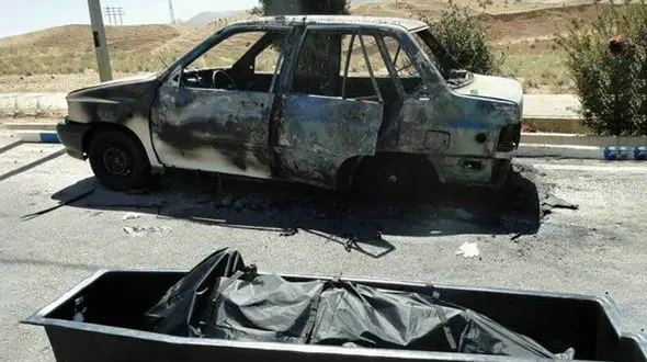 عکس جنازه سوخته مرد خوزستانی که به قتل رسیده بود / حساب بانکی اش وسوسه آمیز بود 