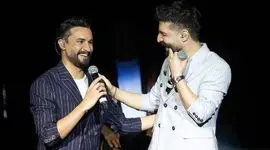 فیلم گریه های دردناک راغب در مراسم حمید هیراد / بی قراری او را ببینید