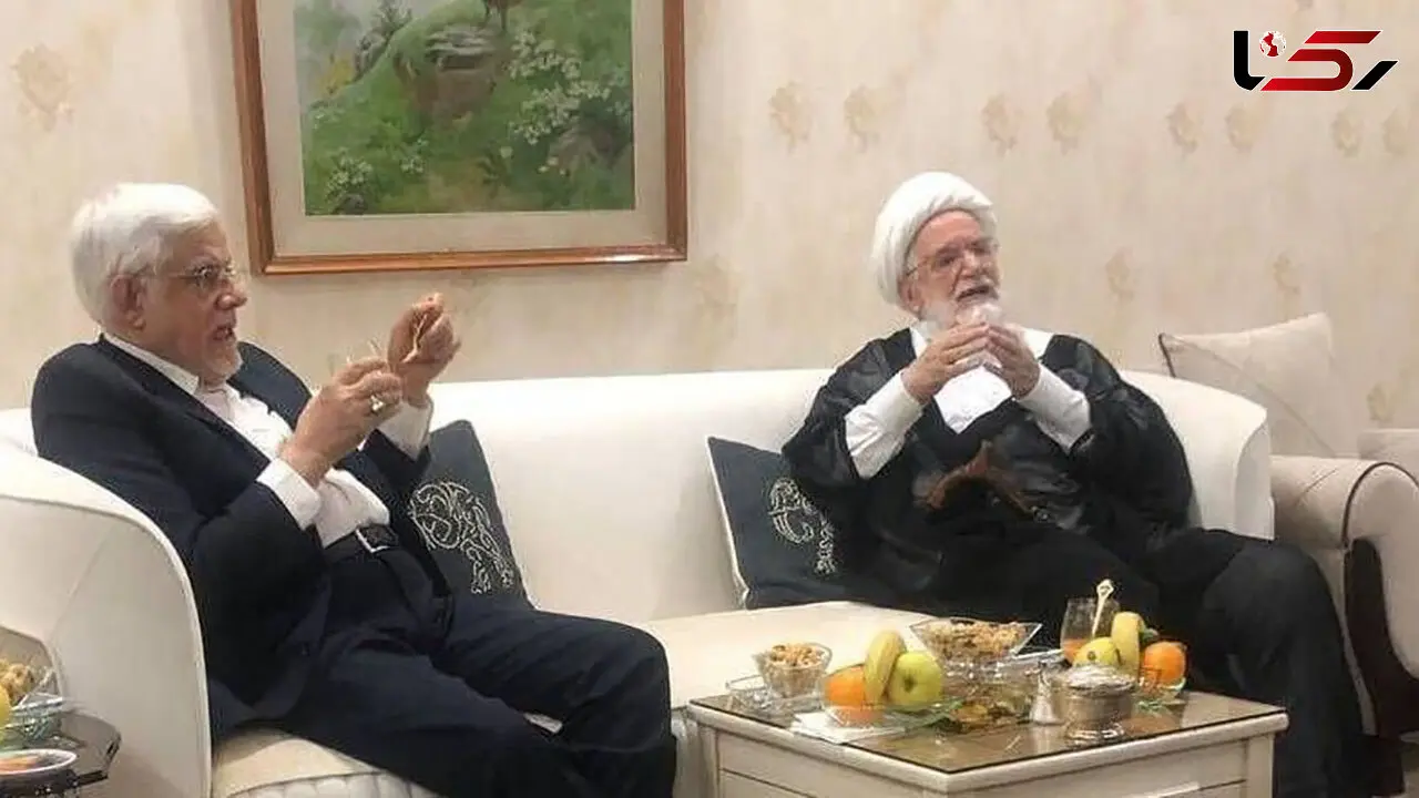 عارف به دیدار مهدی کروبی رفت+عکس
