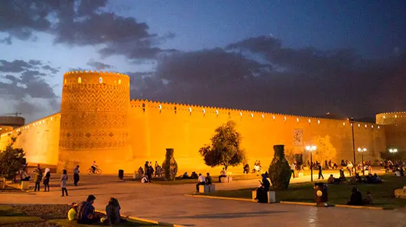 فیلم از نمای زیبای ارگ کریمخان شیراز