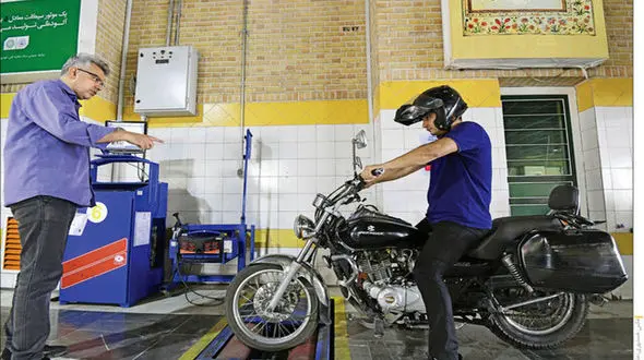 معاینه فنی موتورسیکلت‌ در تمامی مراکز شهر تهران امکان پذیر شد