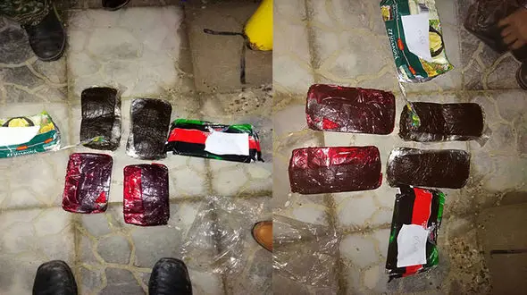 کشف 2 کیلوگرم حشیش در جاده خسروآباد آبادان