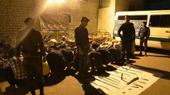 دستگیری ۴ نفر از اراذل و اوباش شرور در تبریز