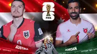 ساعت بازی تیم ملی اتریش برابر اردن در جام جهانی
