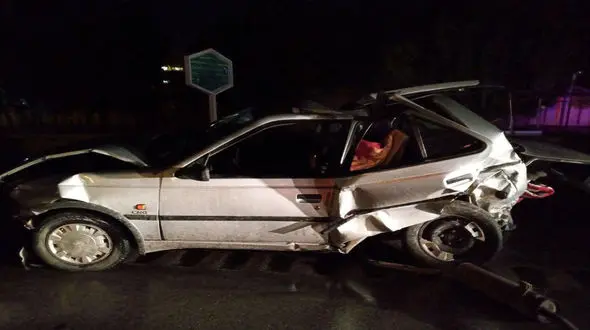 تصادف مرگبار در بلوار ساحلی مرجان بندرعباس