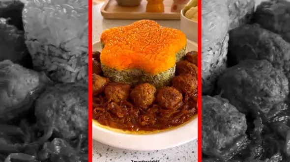 فیلم طرز تهیه باقالی پلو با گوشت قلقلی