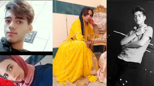 فیلم جشن و هلهله برمزار دختر و پسر عاشق پیشه  / جزئیات خودکشی زهرا و احمدرضا در لردگان + فیلم جنازه ها و عکس ها