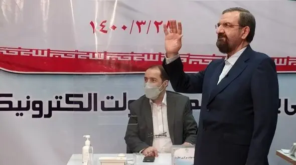 محسن رضایی باز هم برای حضور در انتخابات ریاست جمهوری ثبت نام کرد +عکس و فیلم 