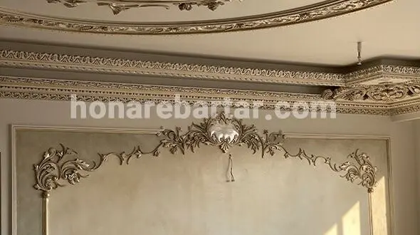 انواع گچبری‌ اتاق پذیرایی+ نکات راهنمای انتخاب بهترین مدل