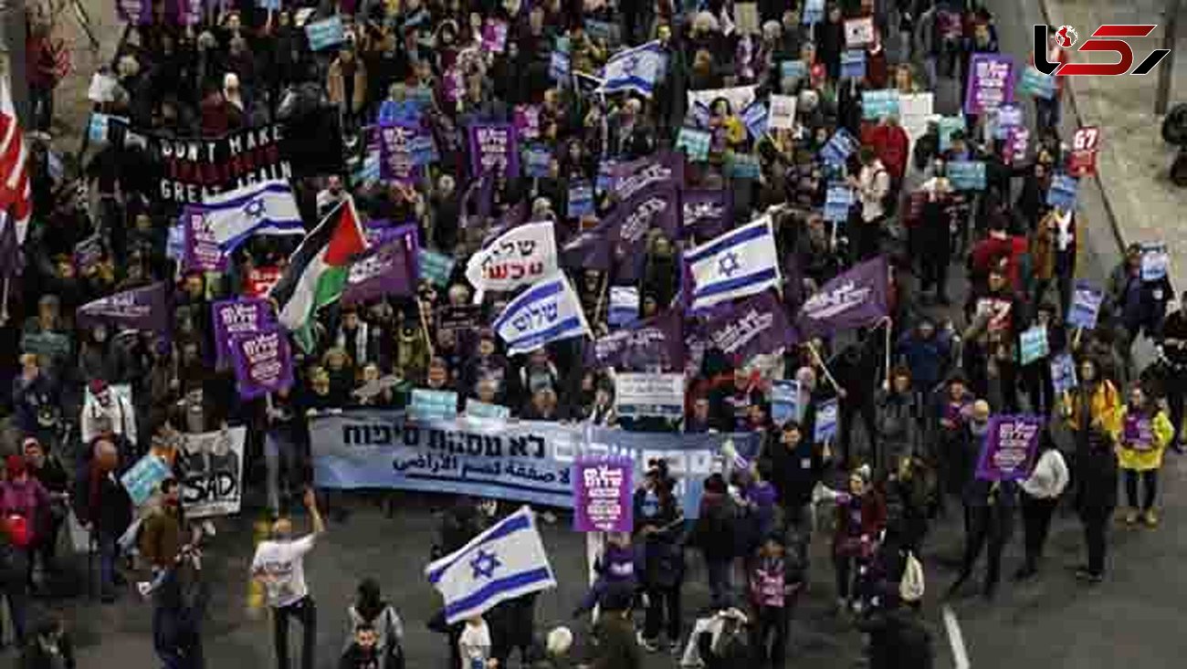 تظاهرات گسترده در تل‌آویو علیه «معامله قرن» 