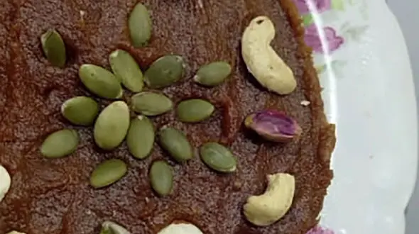 طرز تهیه حلوای رژیمی بدون شکر و روغن + فیلم