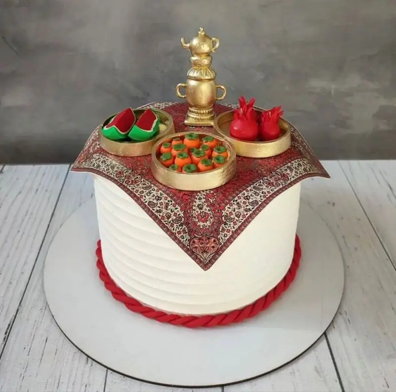 مدل کیک شب یلدا | 30 مدل کیک شب یلدا ۱۴۰۴ برای عروس و مهمانی که میز یلداتو لاکچری و دیدنی میکنه!