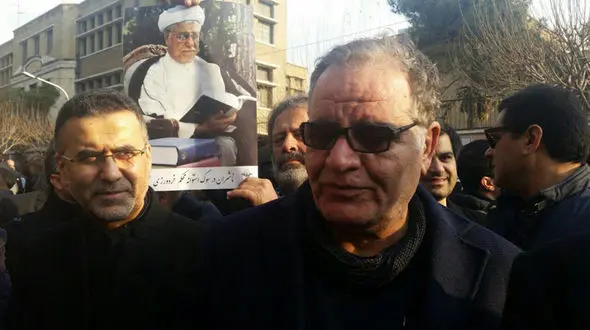 حضور هنرمندان در مراسم تشییع آیت‌الله رفسنجانی+عکس