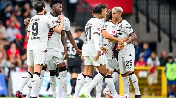 سردار با توپ پر آغاز کرد!/ شکست لورکوزن در شب گلزنی آزمون + فیلم