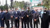 ادای احترام اعضای شورای اسلامی شهر وشهرداری آمل به ساحت شهدای دوران دفاع مقدس