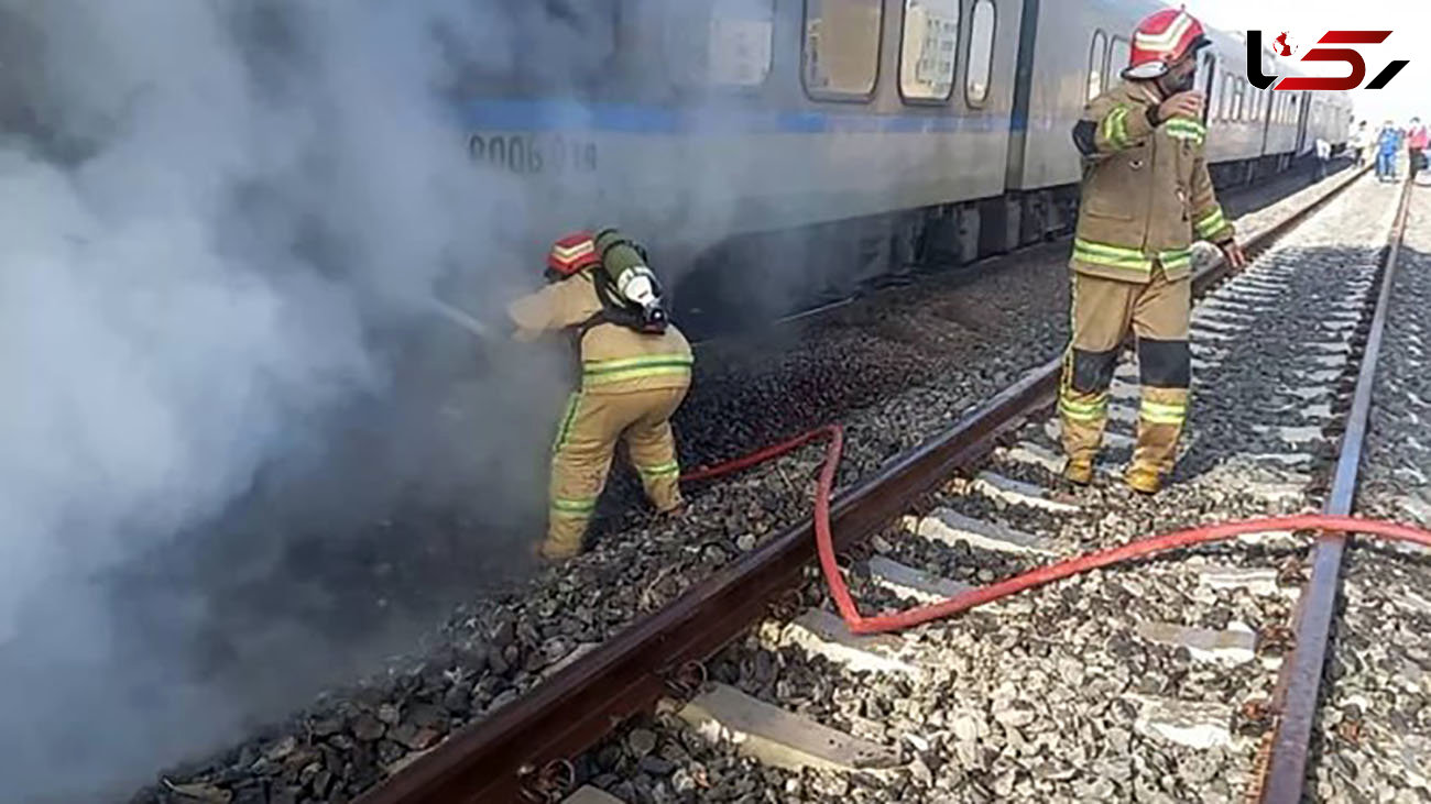 فیلم لحظه آتش سوزی قطار شهری تهران / تعداد مصدومان مشخص نیست