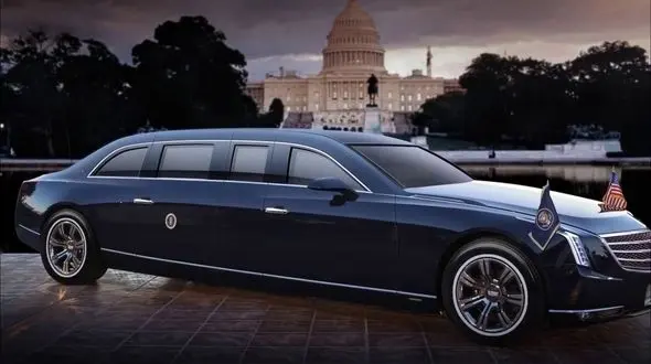 لیموزین دونالد ترامپ تحویل ریاست جمهوری داده شد